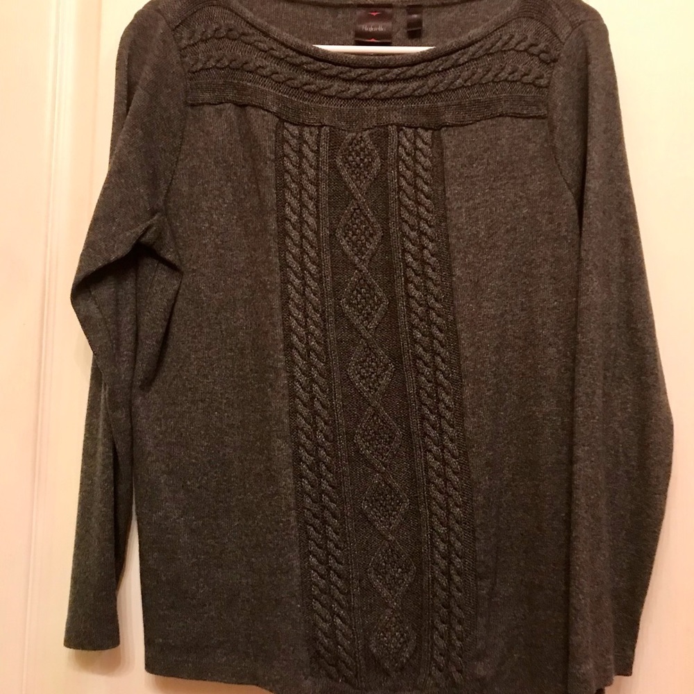 Gray lightweight sweater